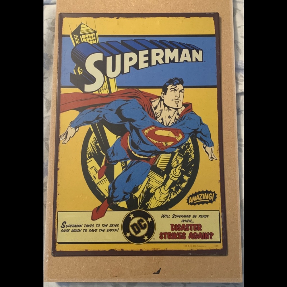 Superman wall art